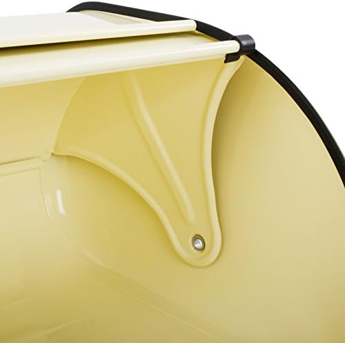 Floordirekt Bernd Bread Bin Classic Shape in 3 Colours with Ventilation Holes Bread Bin Bread Box Bread Storage (43.5 x 27 x 17 cm) White, grey