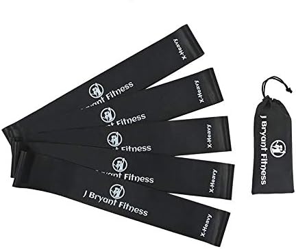 J Bryant Heavy Resistance Bands, Thick Resistance Bands Set, Training Straps Stronger, Workout Your arms, Back, Shoulders, Legs, and Butt Extra Heavy Carry Bag (Black)