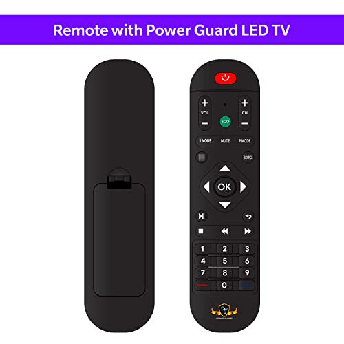 Image of Power Guard 80 cm (32 inches) Frameless HD Ready LED TV PG32N (Black)