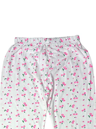 Image of IndiWeaves Girls Cotton Printed Leggings Slim Fit Cotton Stretchable Leggings [Pack of 3] White1, White, Yellow