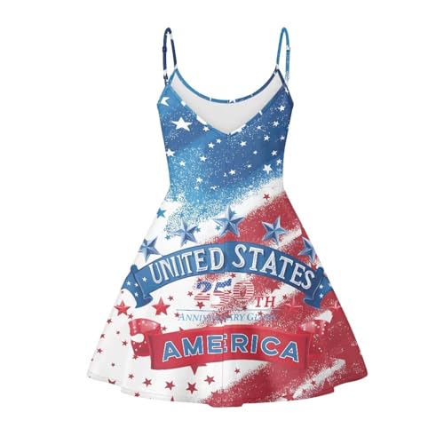 Image of Cozeyat Women Girls Summer Sleeveless Dress Casual Swing Beach Cover Up Knee Length Dresses,Large Size XS-4XL