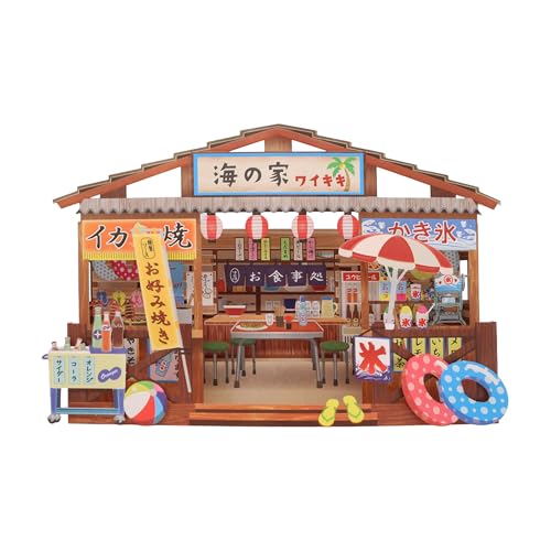 夏カード 海の家