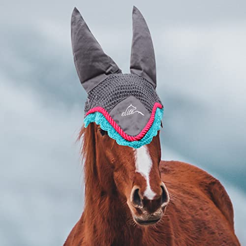 Zerodeko Máscaras De Mosca De Cavalo Tricô Máscaras De Cavalo Capa De Ouvido Conforto Capa De Rosto