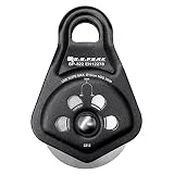 S.E.PEAK 30kN Upgraded Rescue Single Pulley Sheave with Swing Plate,CE High Strength Pulley for Back