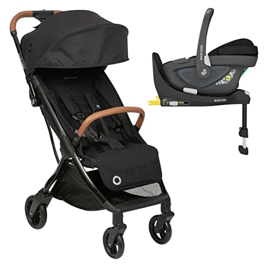 Travel System Eva Trio Isofix 360, Maxi-Cosi, Essential Black