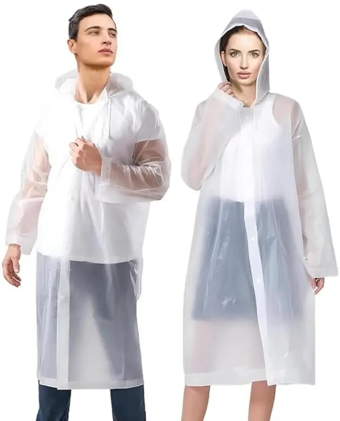 Waterproof Unisex Rain Coat Hooded Full Sleeves Outdoor Men, Women, Boys & Girls Rainwear Poncho Raincoat for Camping, Hiking & Travelling-image-36