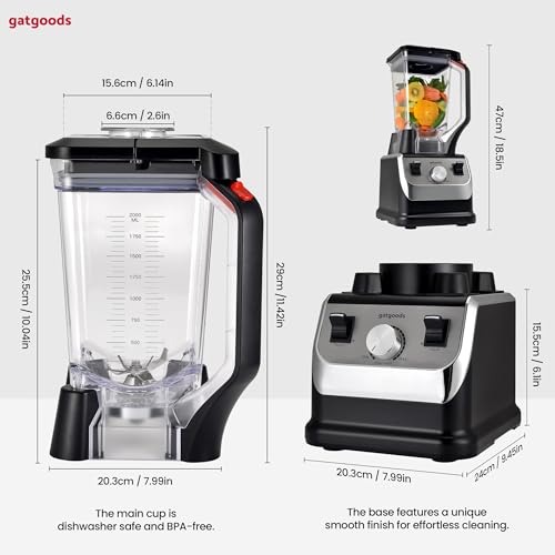 Gatgoods 72 Oz Large Blender thumbnail 3