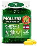 MÖLLER'S Cápsulas de omega 3 | Aceite de pescado