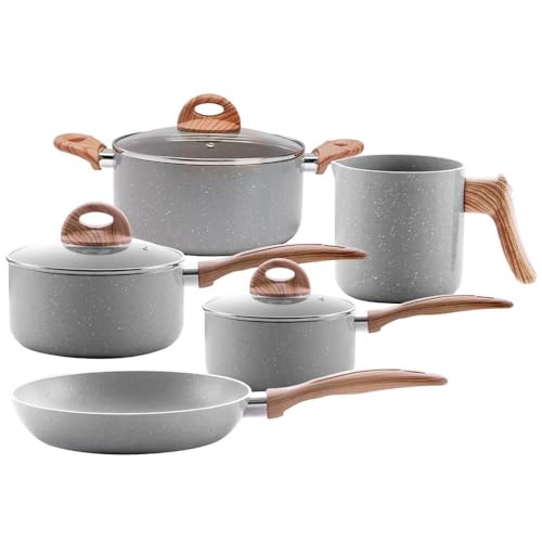 Jogo de Panelas Smart Plus 5 Peças Gris Brinox