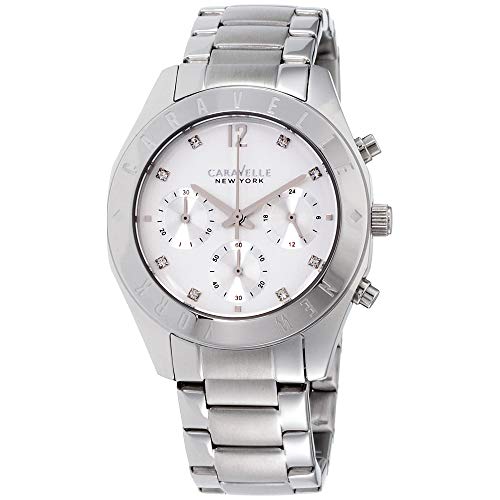 Caravelle New York Women's Quartz Stainless Steel Dress Watch (Model: 43L190)