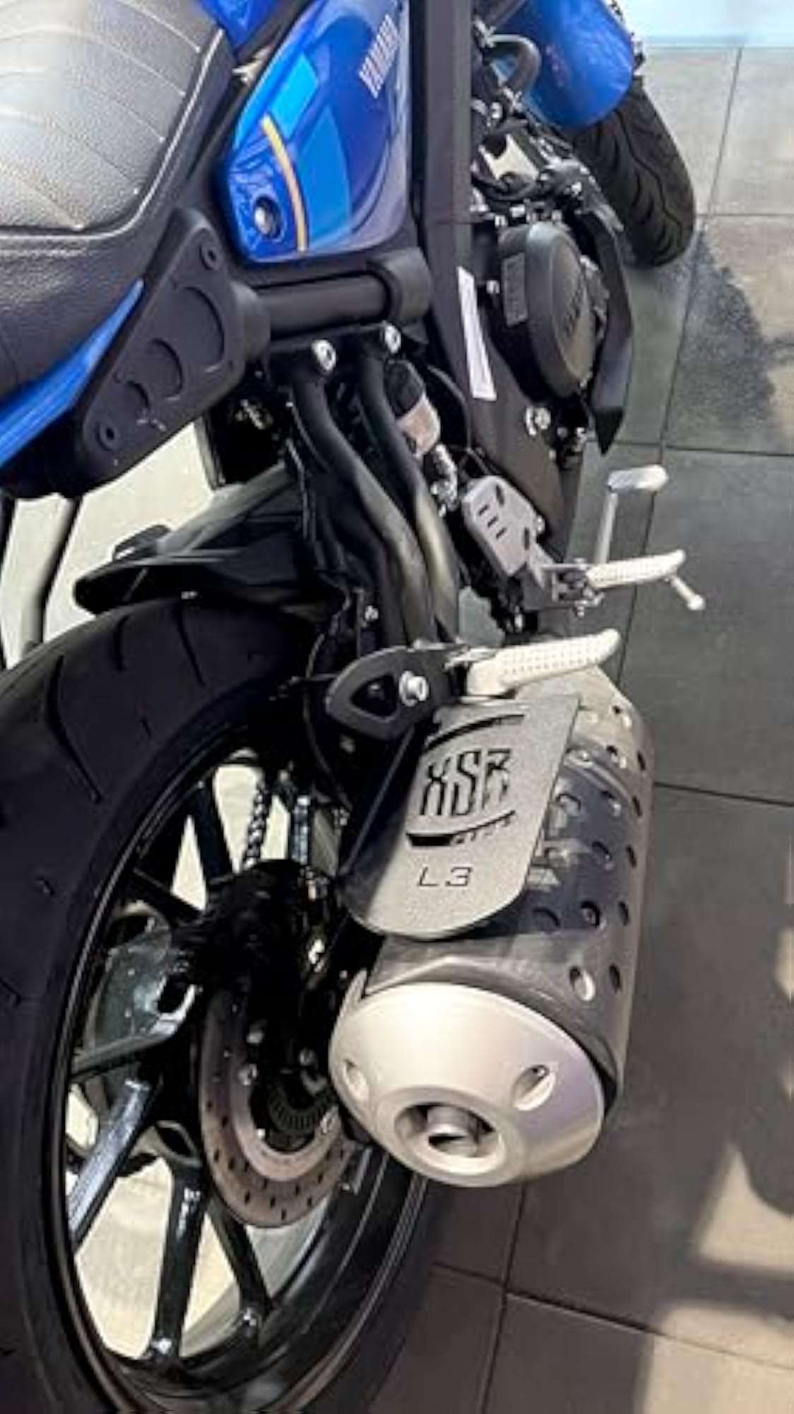 Heavy-Duty Rear Passenger Footrest for XSR 155