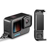 Blackbeetle ゴープロ バッテリーカバー アルミ合金製バッテリーフタ 交換用 Type-c充電口 防塵 アクセサリー（用の GoPro hero10/hero 9 ゴープロ と互換性のある）