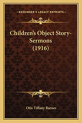 Children's Object Story-Sermons (1916)