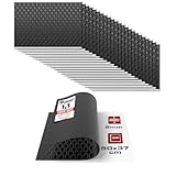 HASKYY Placas de aluminio de 2 mm, 4,44 m², 500 x 370 mm, 24 unidades, autoadhesivas, aislamiento acústico y acústico