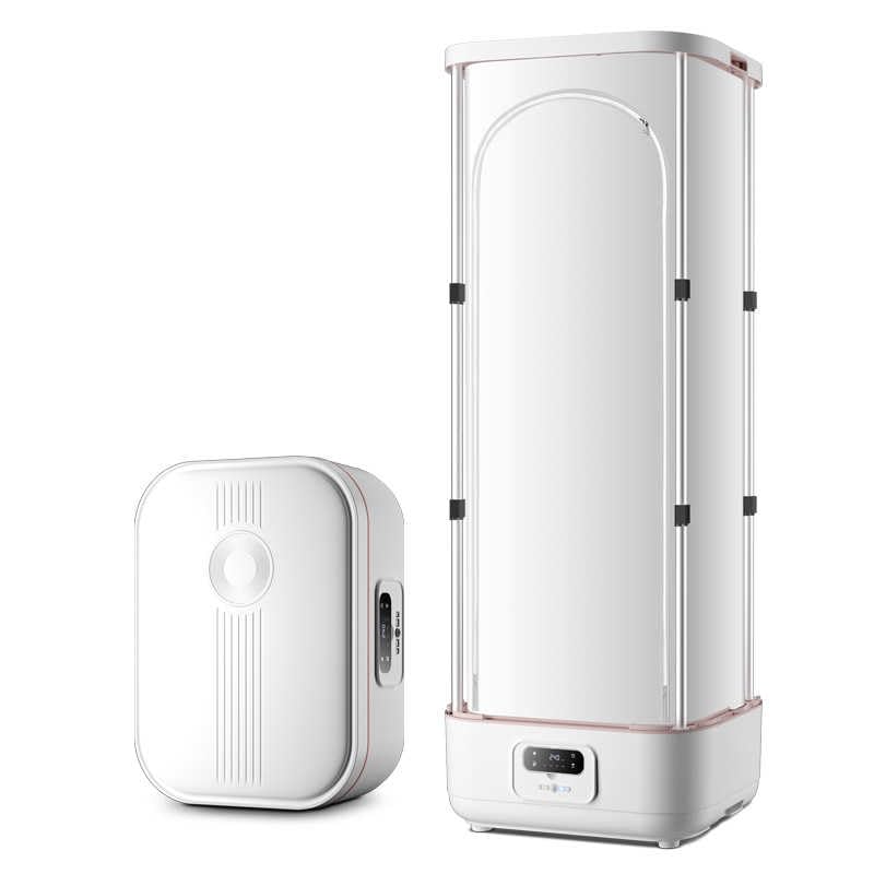 Máquina de planchado plegable y eliminación de arrugas: máquina de secado de vapor inteligente portátil, máquina de cuidado de ropa, secadora y planchado en el hogar