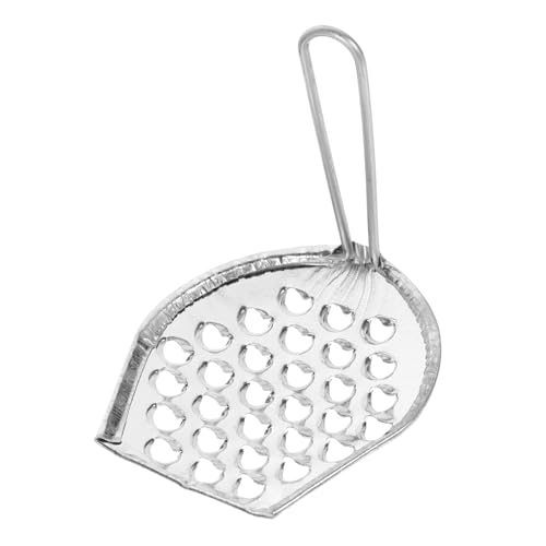 Healifty Raschietto Metallico Per Alimenti Comodo e Riutilizzabile, Utensile Da Cucina Per Gelatina Di Fagioli, Fori Appendibili Per Uso Domestico, Ristoranti e Hotel