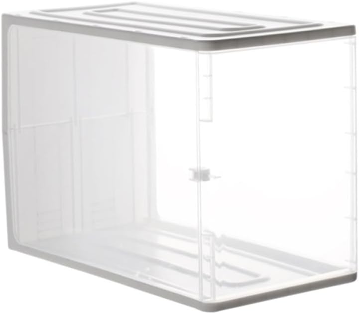 Plastic Organizer with Cover Storage Box Closet Scarves Ties