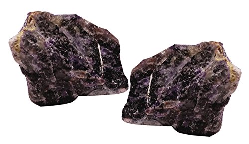 Piedra natural de amatista cruda-B07DX7XP, S, Gema