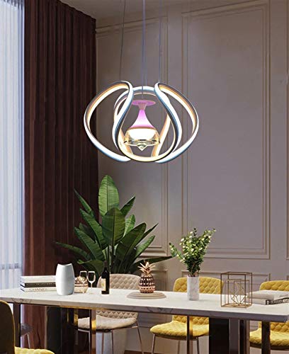 Lustre LED de 170W à tête unique avec suspension réglable en alu - 6