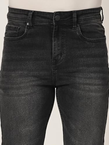 Image of Style Quotient Men Dark Blue Regular Fit Mid Rise Stretchable Jeans