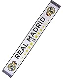  Real Madrid Bufanda Telar 14 Champions 140 x 20 centímetros