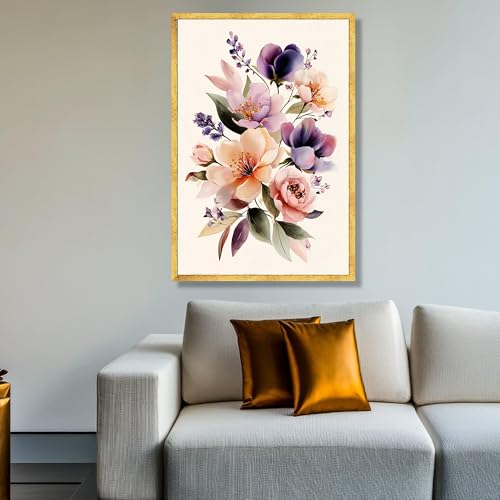 Impression botanique sur toile décoration intérieure fleurs XINBAO - 4