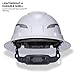 Klein Tools 60407T2RL Type 2 Hard Hat, Vented Full Brim, Class C Hard Hat with Chin Strap, 6-Point Suspension with Accessory Mounts, Washable Padding, and Rechargeable Headlamp