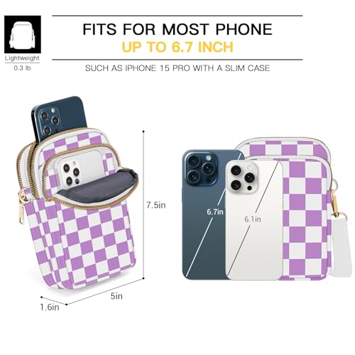 Image of YINHEXI Small Crossbody Bags for Women, Mini Cell Phone Wallet Purse, Shoulder Bag for Women and Men