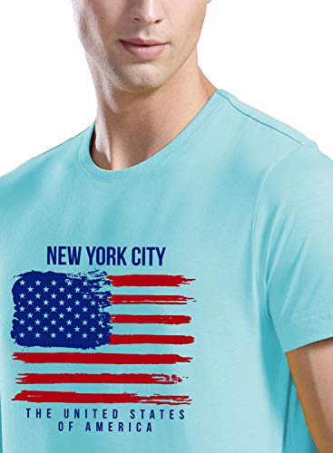 Image of ADRO Men's 100% Cotton Regular Fit T-Shirt