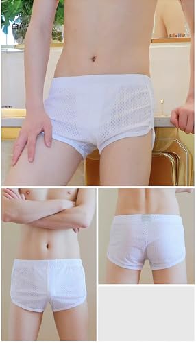 Men's 3-Inch Mesh Workout Shorts - Breathable Quick-Dry Lounge Running Sexy Gym Athletic Fitness Casual Short4