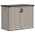Devoko Outdoor Storage Cabinet 26 Cu Ft with Lockable Doors, Horizontal Storage Shed Waterproof Patio Tools Storage Box for Sofa Cushions, Gardening Tools and Accessories (Beige)