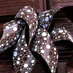 Chocolate Transfer Sheet: White Bubbles 2 Sheets