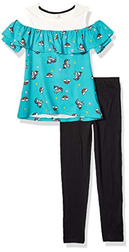 Image of Girls' 2 Pc Knit Top and Legging Set