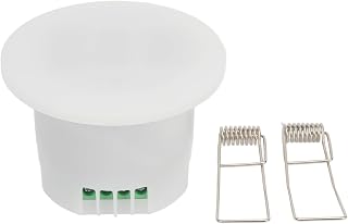 Detector de Movimiento AC 220V/110V Sensor de Presencia Humana Ajustable 24GHz Sensor de Detección de Radar de Onda Milimétrica para Interruptor de Luz de Techo