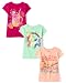 The Children's Place,Girls,Unicorn Short Sleeve Graphic T-Shirts,Multipacks,Unicorn Rainbow/Lemonade/Paris 3-Pack,X-Large