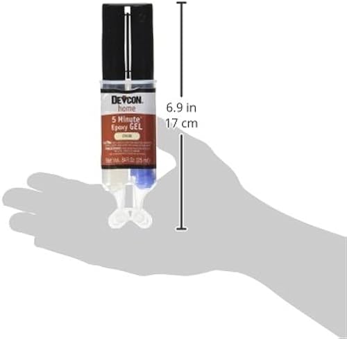 Miniatura 6 de ITW Devcon 20845 Devcon Home - Adhesivo de anclaje epoxi de alta resistencia, 5 minutos, 84 onzas, 1 paquete, transparente