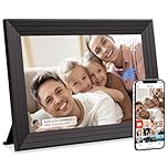 Cadre Photo Numérique WiFi Connecté - 10,1 Pouces 32Go Frameo 1280x800 HD Cadres Video Grand Format IPS Écran Tactile Rotation Automatique Espace Electronics Digital Frame Album Luakug