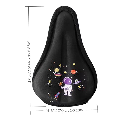 Cubierta de asiento para bicicleta para niños solución contra golpes con espuma viscoelástica firme 2