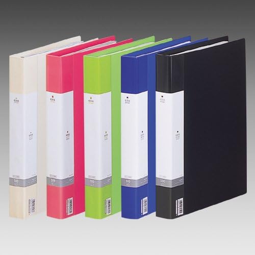 リヒトラブ　リクエスト　名刺帳＜ポケット交換タイプ＞ 黄緑 G8802-6 【6セット】