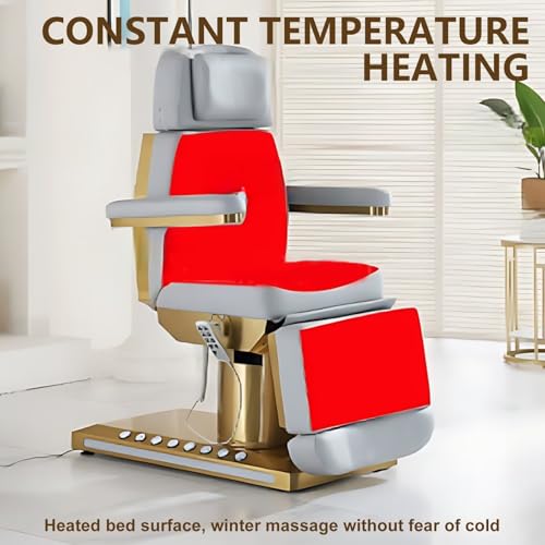 Larnavo Massage Table-Electric Massage Table with Grey High-End Luxury Style, SPA Beauty Bed Includes Smart Lifting, Tilt Back Adjustment, Thermostatic Heating - Image 4