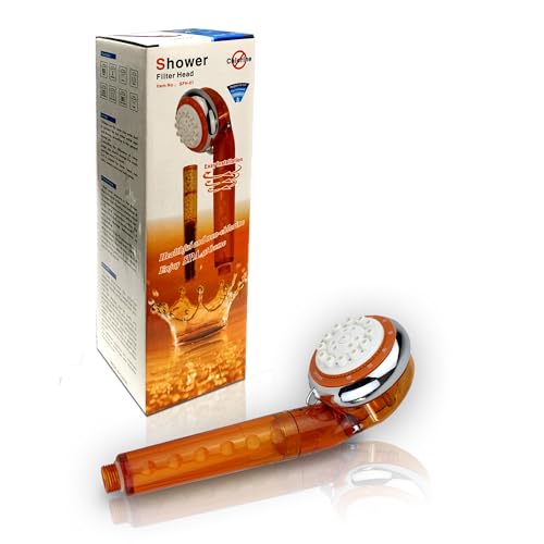 Cabezal de ducha manual filtrado con vitamina C