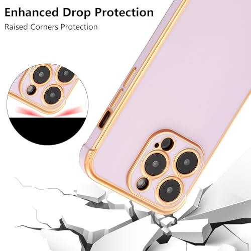 Coque iPhone 15 Pro Max luxe en silicone souple avec placage - 3