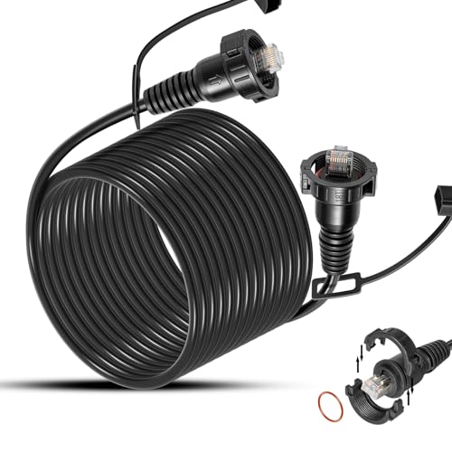 Image of 20 Foot Marine Network Cable for Garmin RJ-45 Compatible with GPSMAP, ECHOMAP Plus /UHD /Ultra, GMR, GMR Fantom, GMS, GSD, GCV 10 Scanning Sonar Module, #010-11425-10