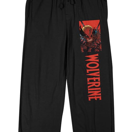 Marvel Universe Wolverine Men's Black Sleep Pants2