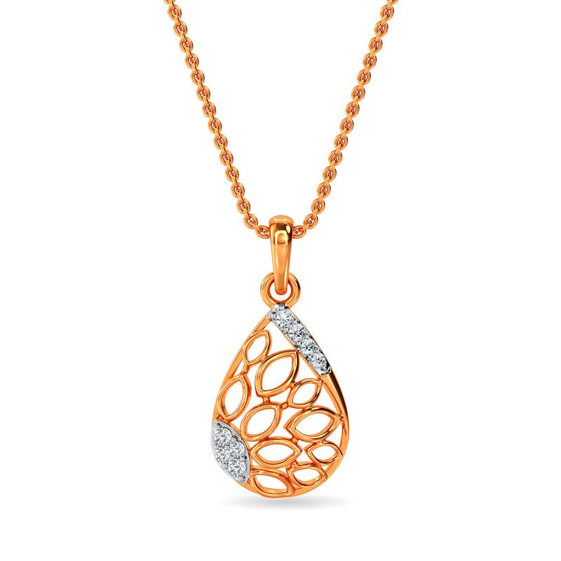 Image of KISNA JEWELS 14KT|18KT BIS Hallmark Pure Gold Pendant for Women