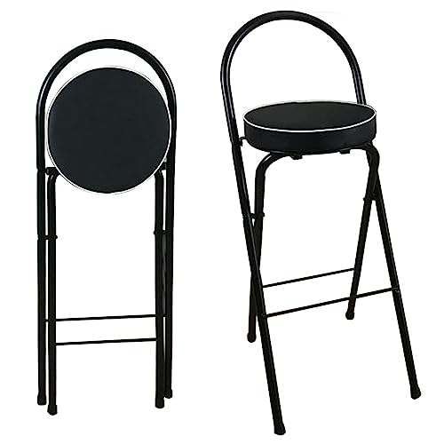 Sillas Cocina Altas Negro Marca Generic