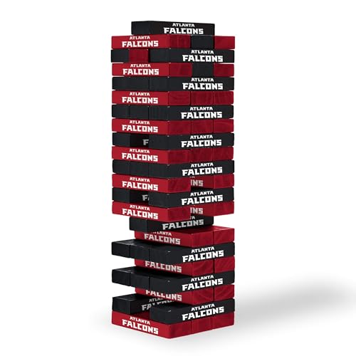 Wild Sports NFL Atlanta Falcons Table Top Stackers Game , 3" x 1" x .5"