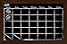 Board Dudes Light Oak Frame Chalk Board Calendar with Chalk Pencil, 17"x 11"
