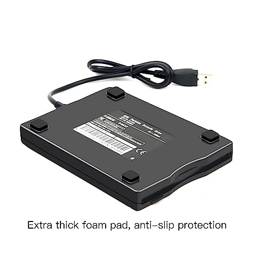 Image of YEY USB 3.5-inch Floppy Disk Reader - External 1.44 MB Portable FDD for PC, Plug and Play Compatible with Windows 11 /10 /8 /7 /XP Laptop