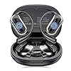MAIJOFO AI Translation Earbuds Real Time, 144 Language Translator Earbuds OWS 4-in-1 Translation Headphones, Fit iOS and Android, Ideal for Travel Business Learning（Matte Black）